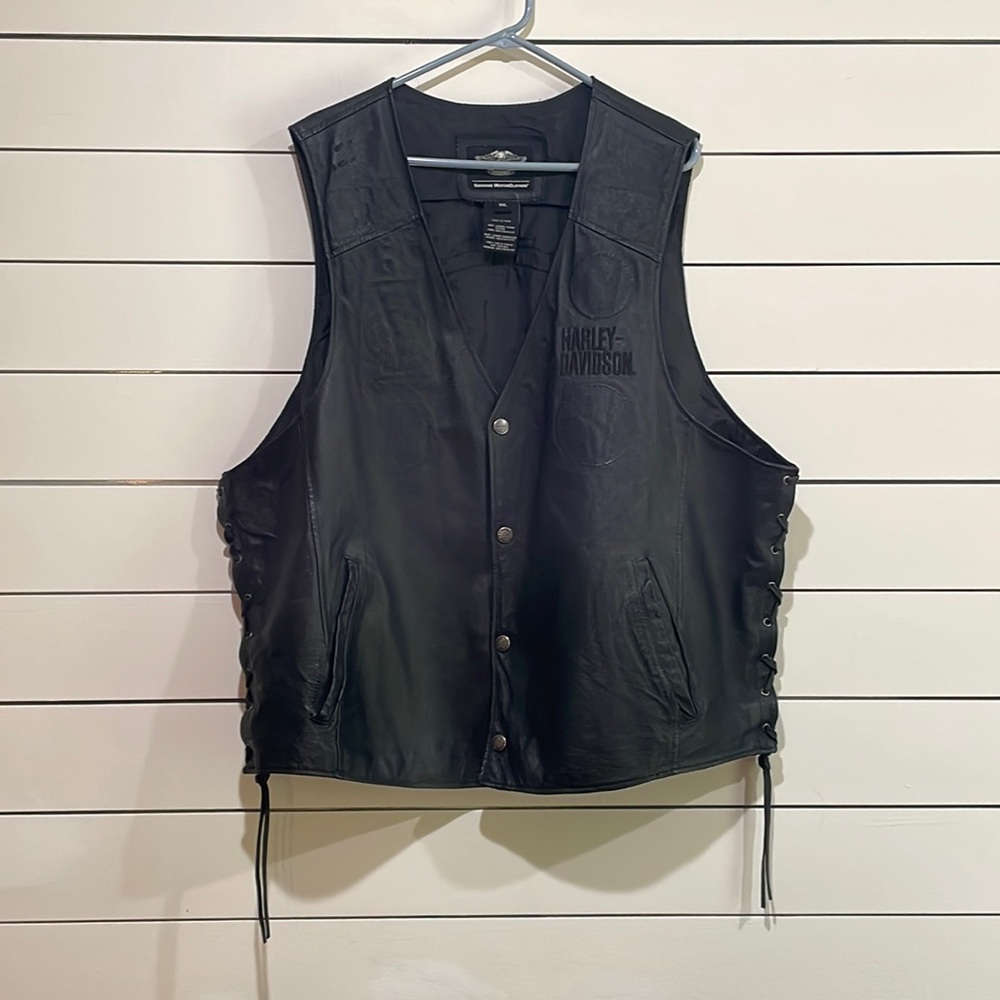 Men’s Harley Davidson Tradition II Leather Vest